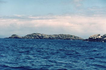 Ponta rochosa da ilha da Vitria. Foto: Jija/AS